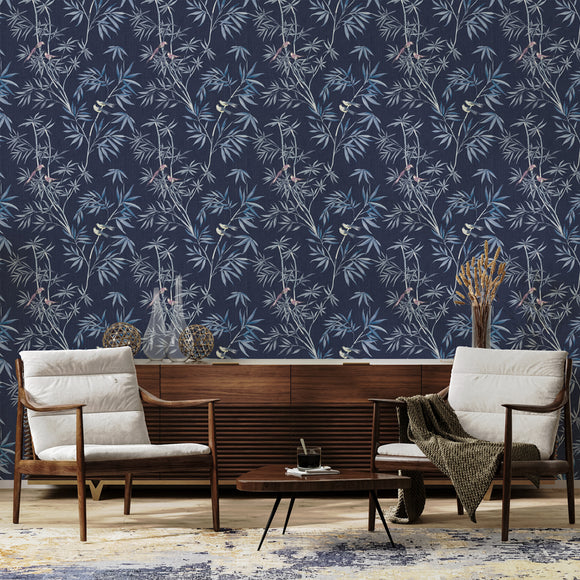 Bamboo Chinoiserie Peel and Stick Wallpaper
