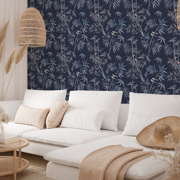 Bamboo Chinoiserie Peel and Stick Wallpaper