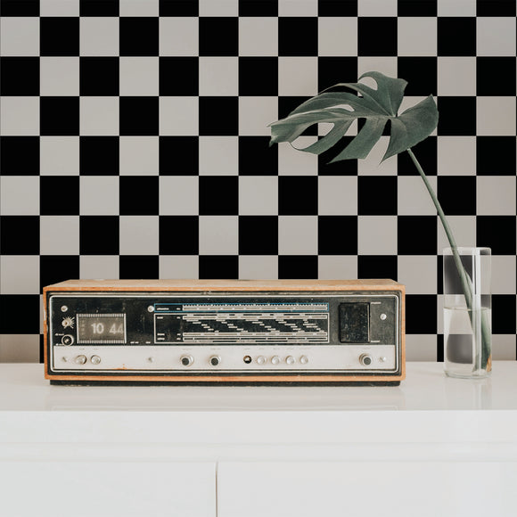 Checkmate Peel and Stick Wallpaper