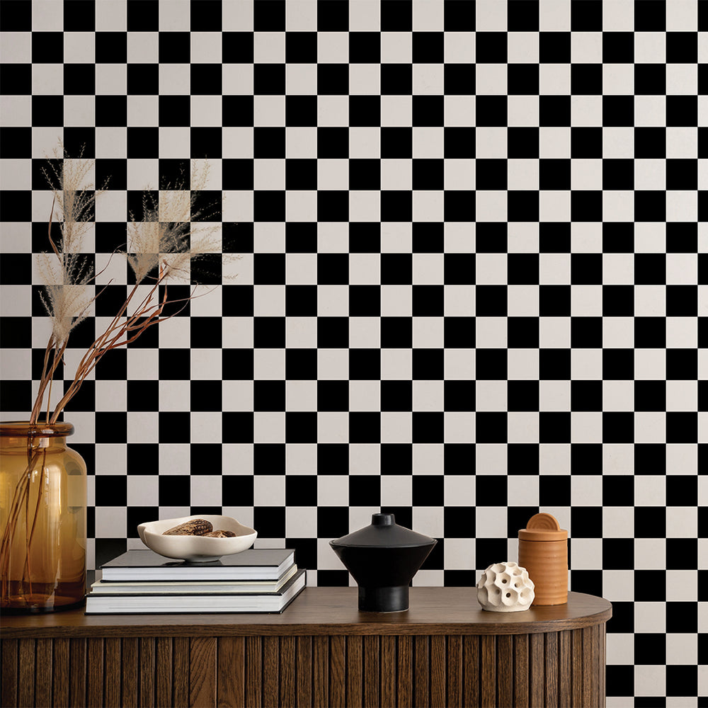 Checkmate Peel and Stick Wallpaper