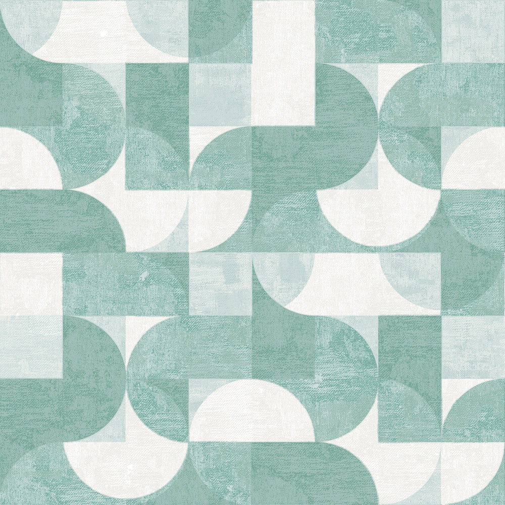Composed Shapes Peel and Stick Wallpaper