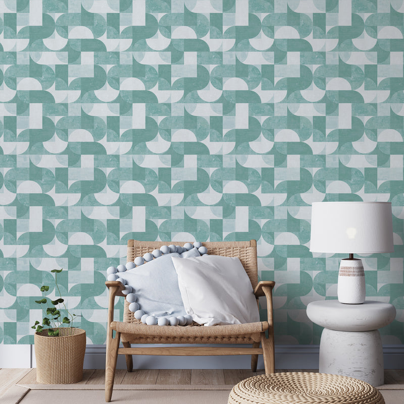 Tempaper & Co Composed Shapes Removable Wallpaper - 2Modern