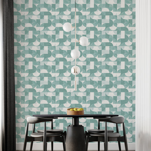 Tempaper & Co Composed Shapes Removable Wallpaper - 2Modern