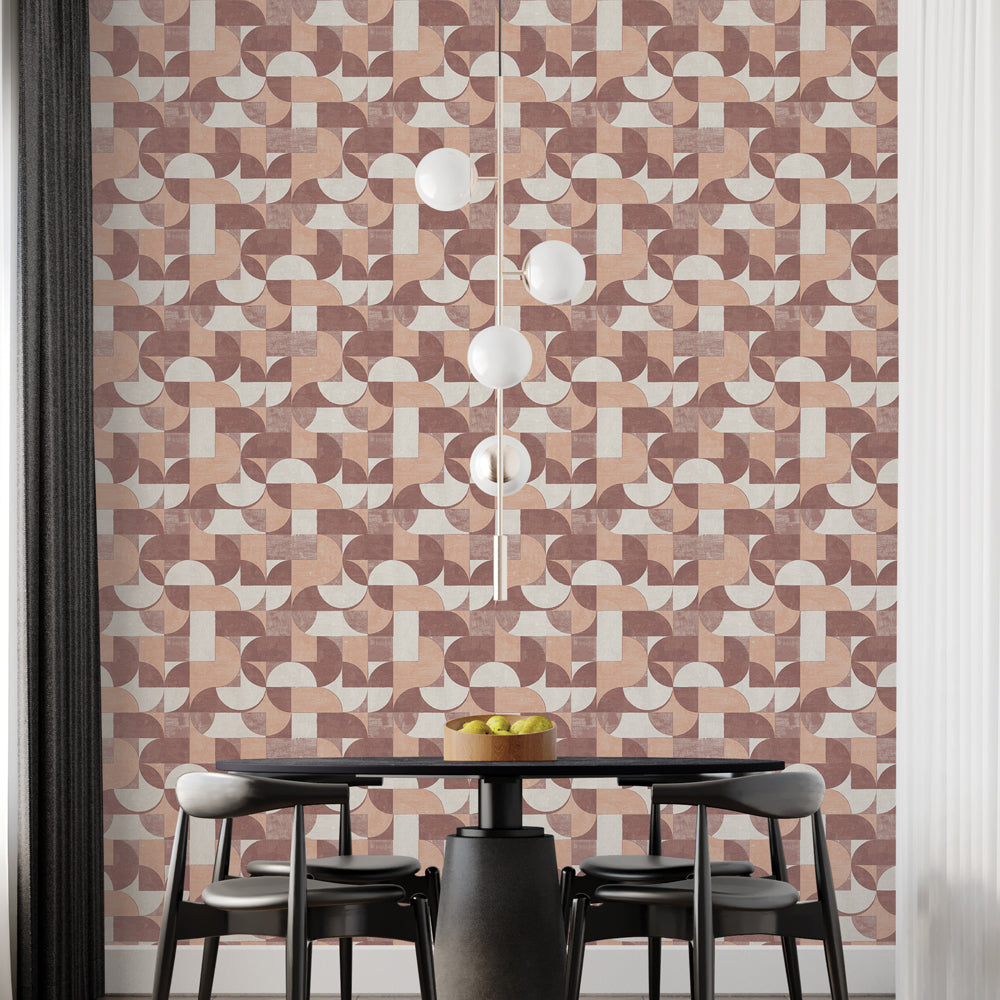 Composed Shapes Peel and Stick Wallpaper
