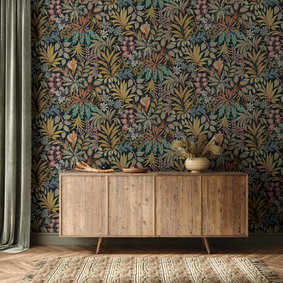 Crafted Floral Peel and Stick Wallpaper