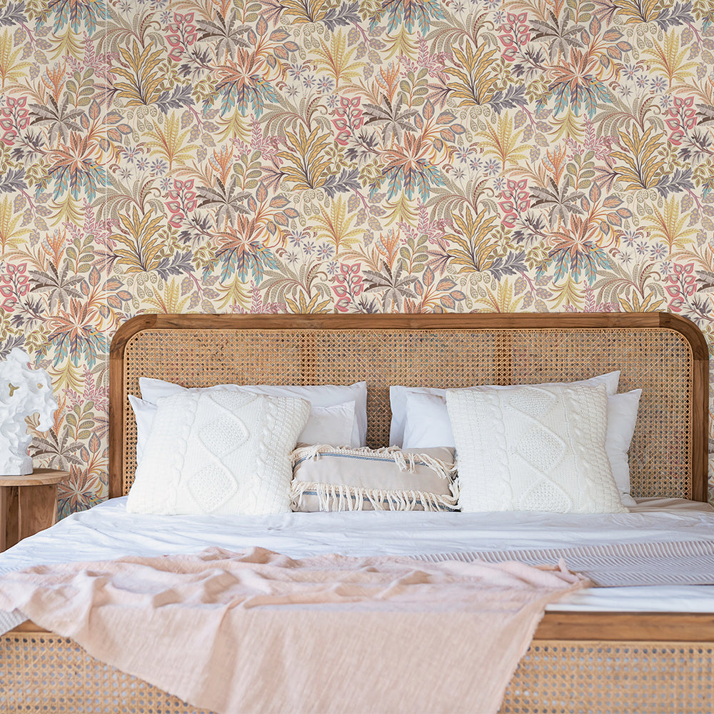 Crafted Floral Peel and Stick Wallpaper