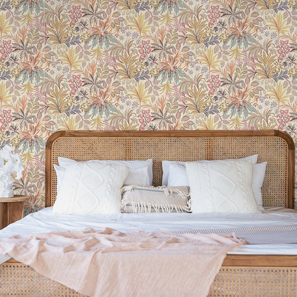 Crafted Floral Peel and Stick Wallpaper