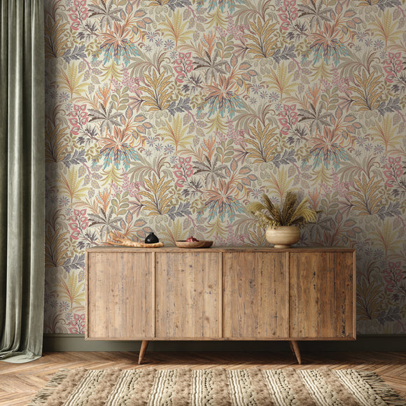 Crafted Floral Peel and Stick Wallpaper