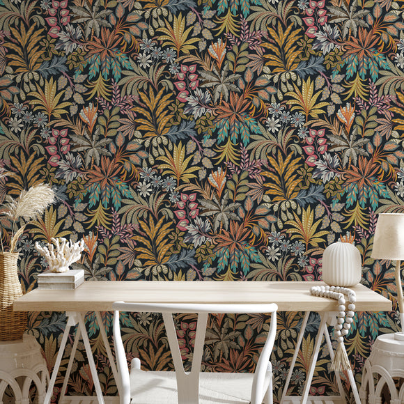 Crafted Floral Removable Wallpaper