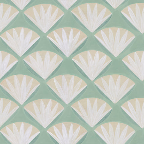 Deco Shell Removable Wallpaper Sample Swatch