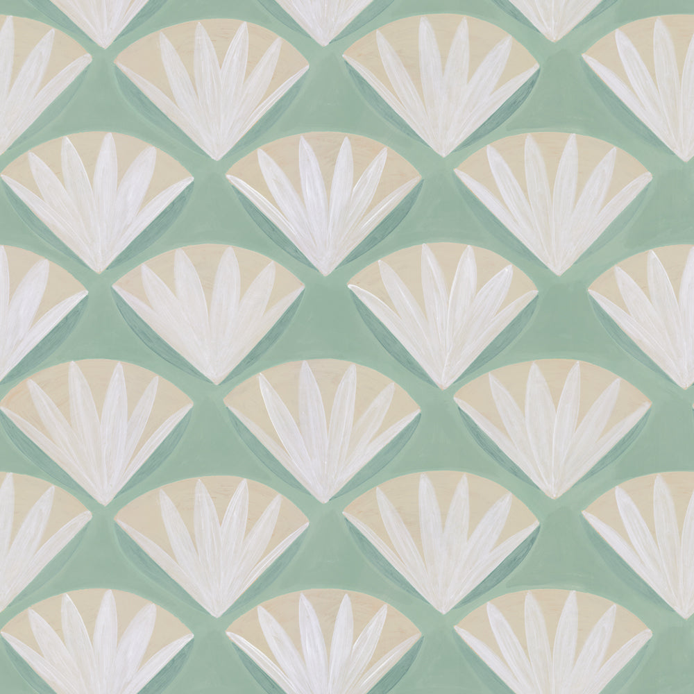 Deco Shell Peel and Stick Wallpaper Sample Swatch