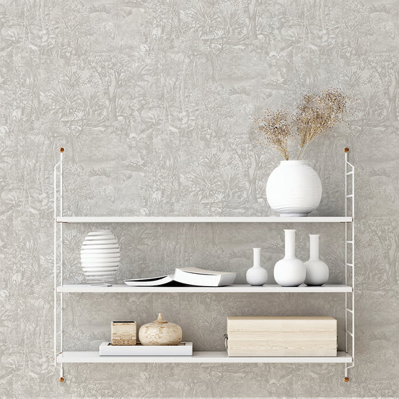 Jungle Toile Peel and Stick Wallpaper