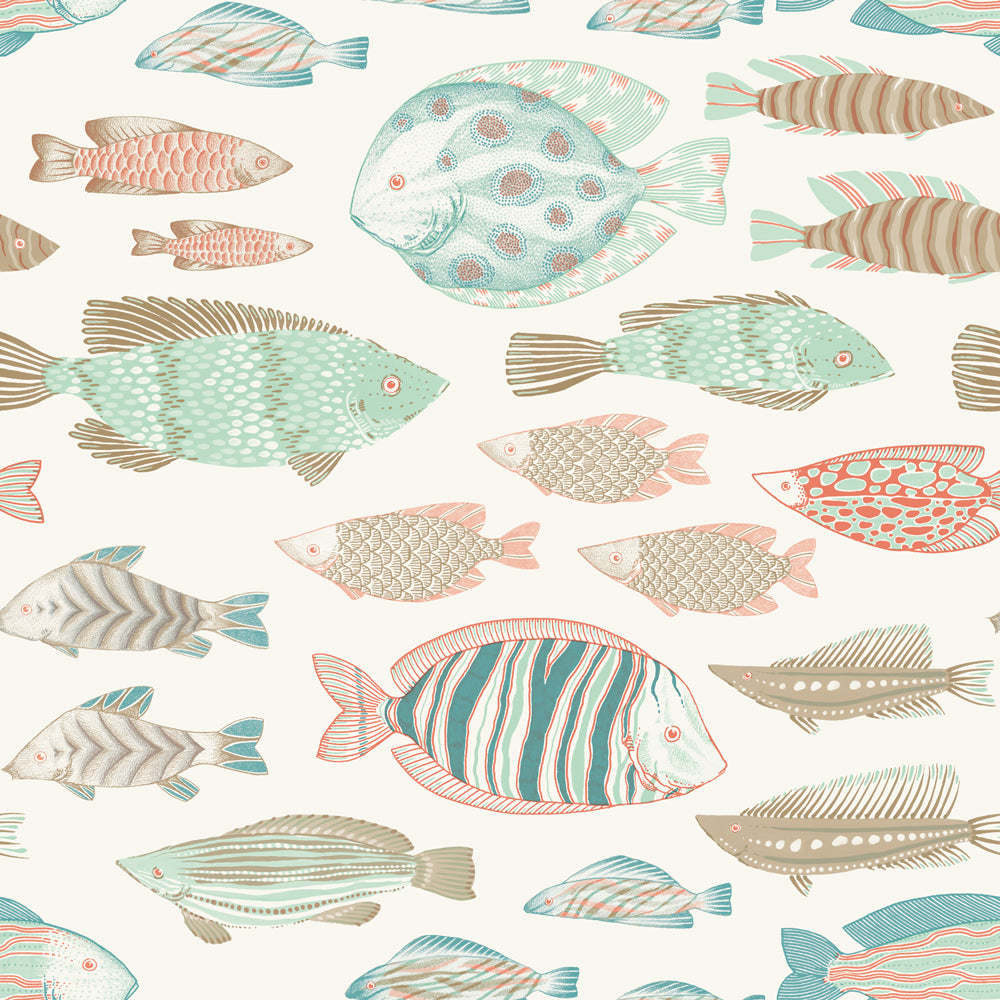 Marine Fish Peel and Stick Wallpaper