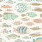 Marine Fish Removable Wallpaper  option Ocean Spray