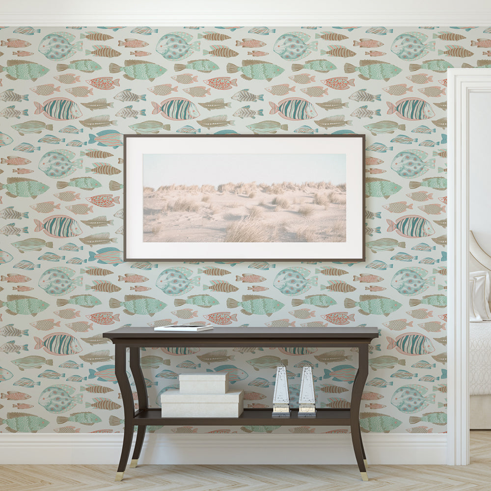 Marine Fish Peel and Stick Wallpaper