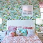 Mermaid Toile Removable Wallpaper