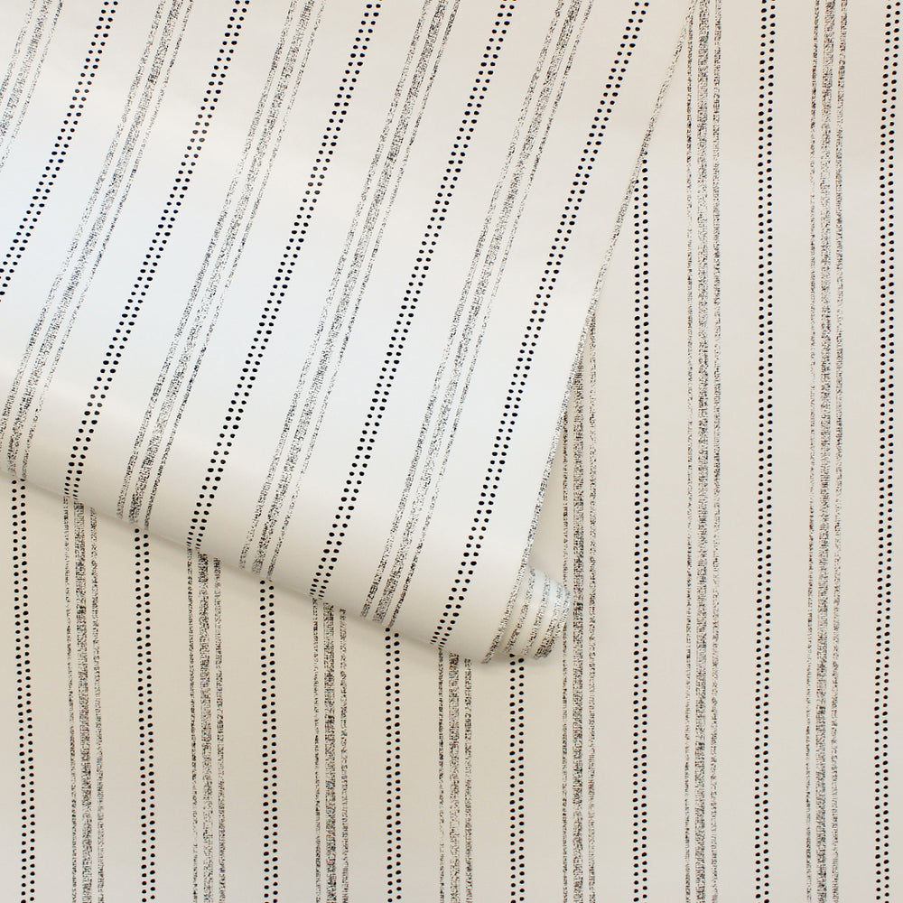 Nautical Stripe Peel and Stick Wallpaper