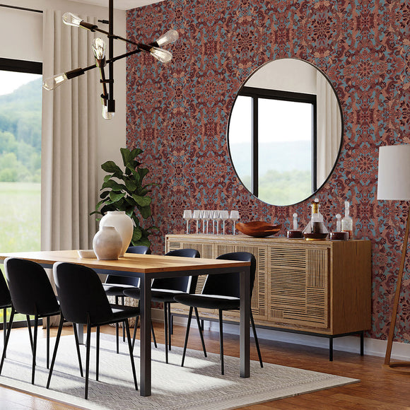 Ornate Medallion Peel and Stick Wallpaper