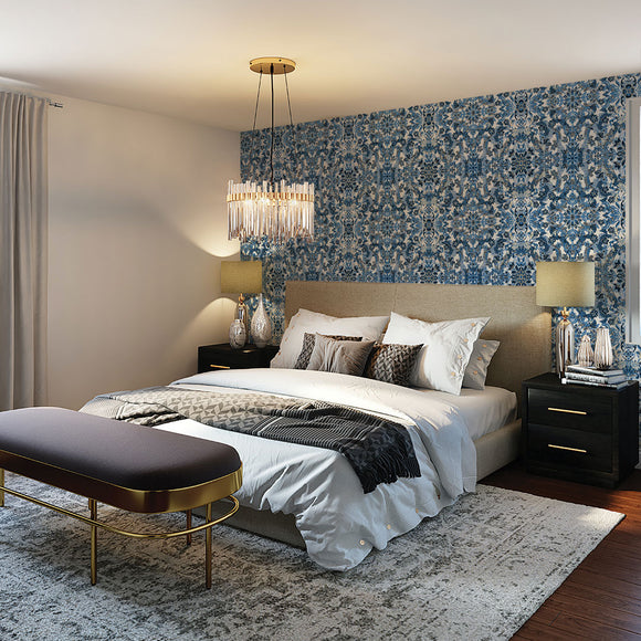 Ornate Medallion Peel and Stick Wallpaper