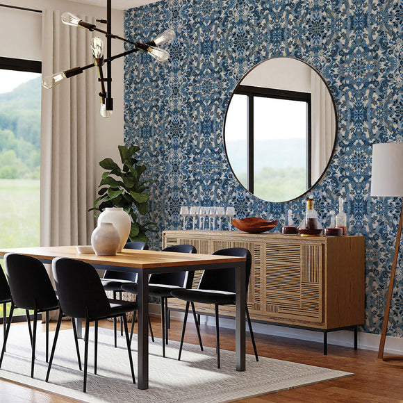 Ornate Medallion Peel and Stick Wallpaper