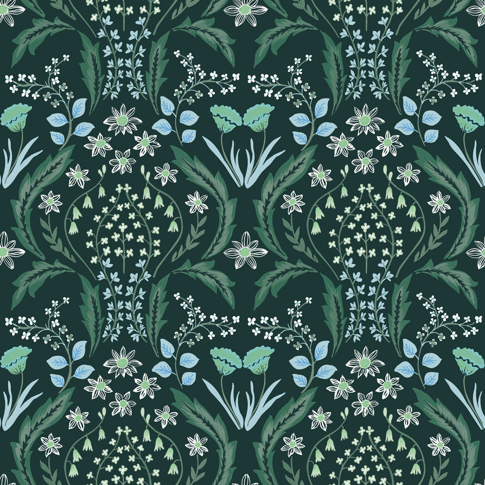 Scandi Floral Peel and Stick Wallpaper