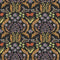 Scandi Floral Removable Wallpaper Sample Swatch  option Sun-Kissed Orange Sample