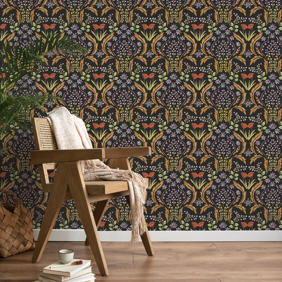 Scandi Floral Peel and Stick Wallpaper