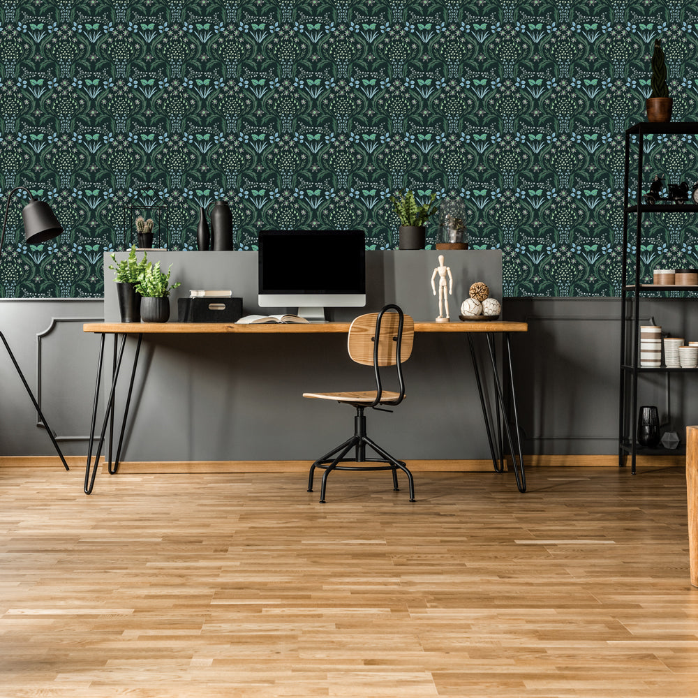 Scandi Floral Peel and Stick Wallpaper