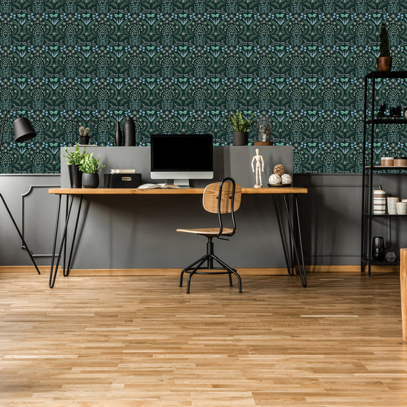 Scandi Floral Peel and Stick Wallpaper