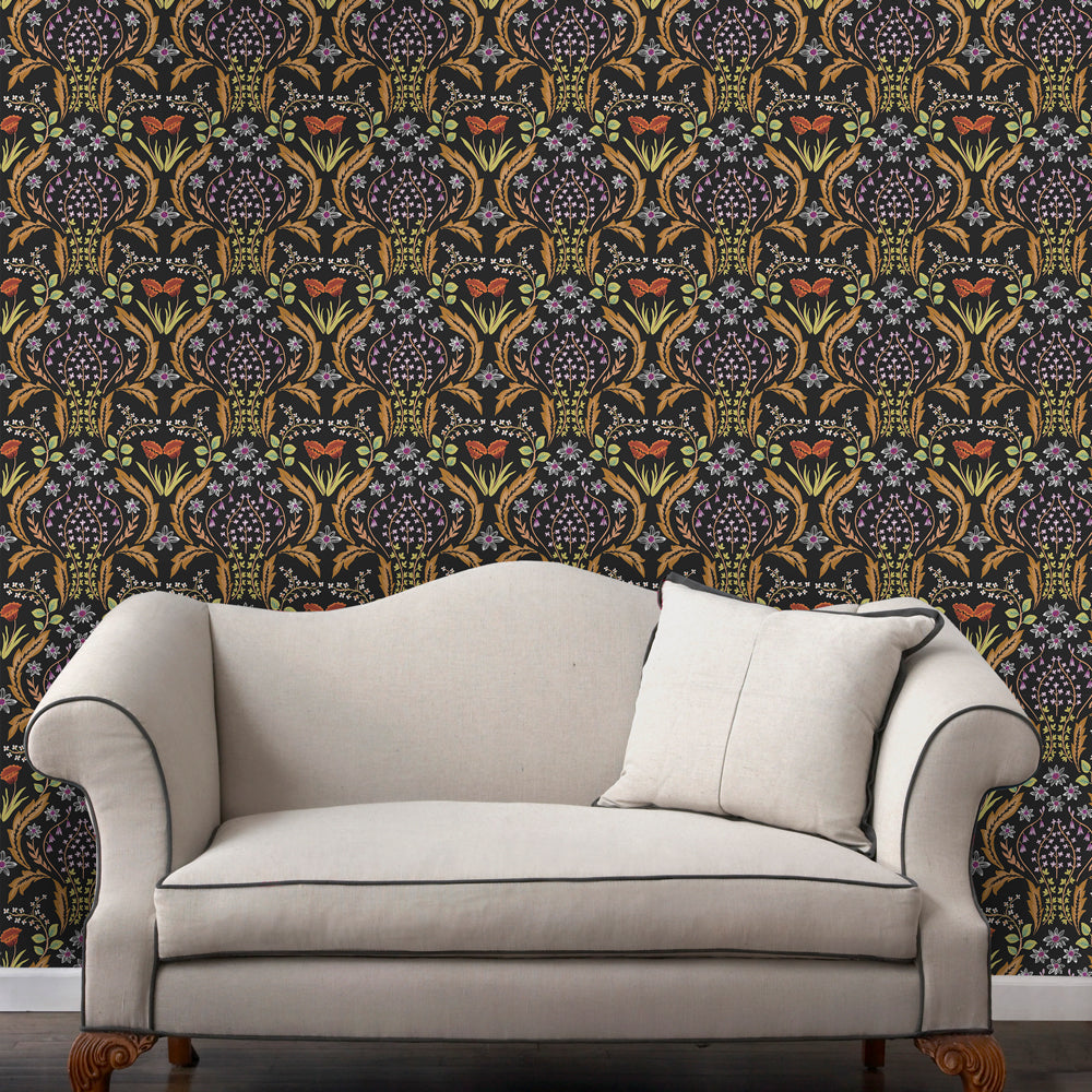 Scandi Floral Peel and Stick Wallpaper
