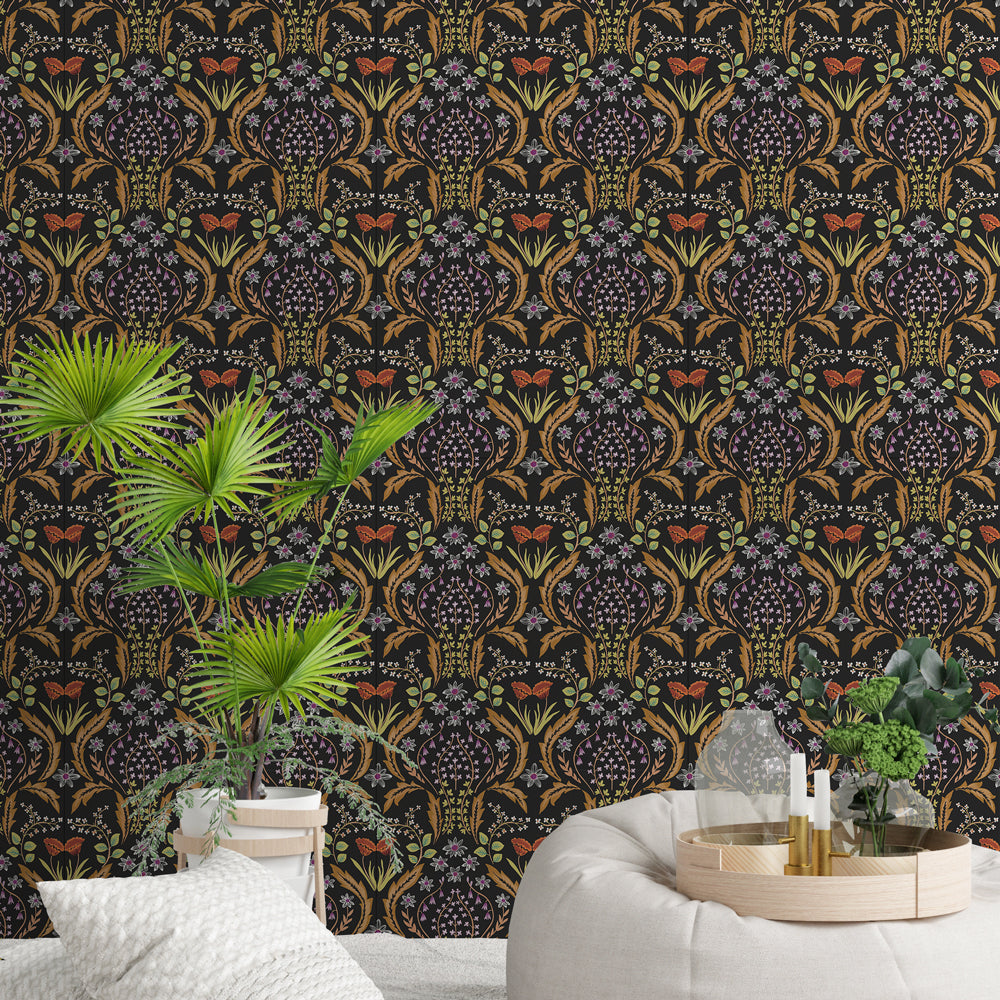 Scandi Floral Peel and Stick Wallpaper