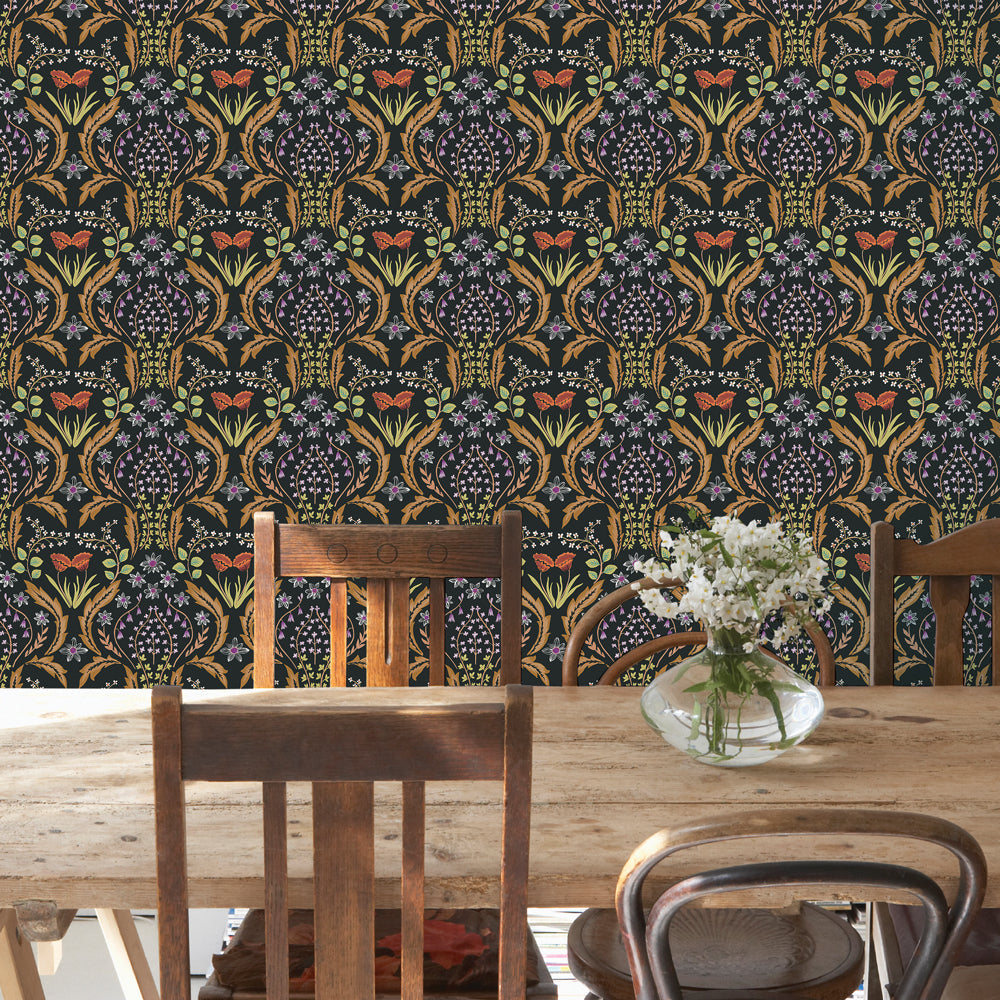 Scandi Floral Peel and Stick Wallpaper