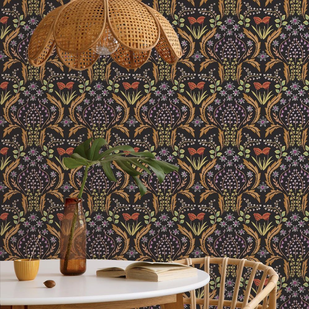 Scandi Floral Peel and Stick Wallpaper