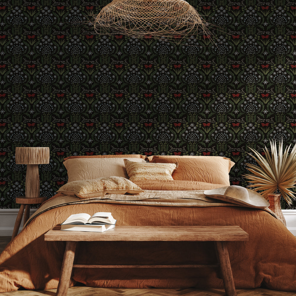 Scandi Floral Peel and Stick Wallpaper