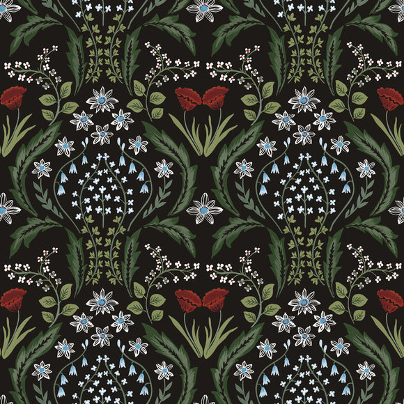 Scandi Floral Removable Wallpaper