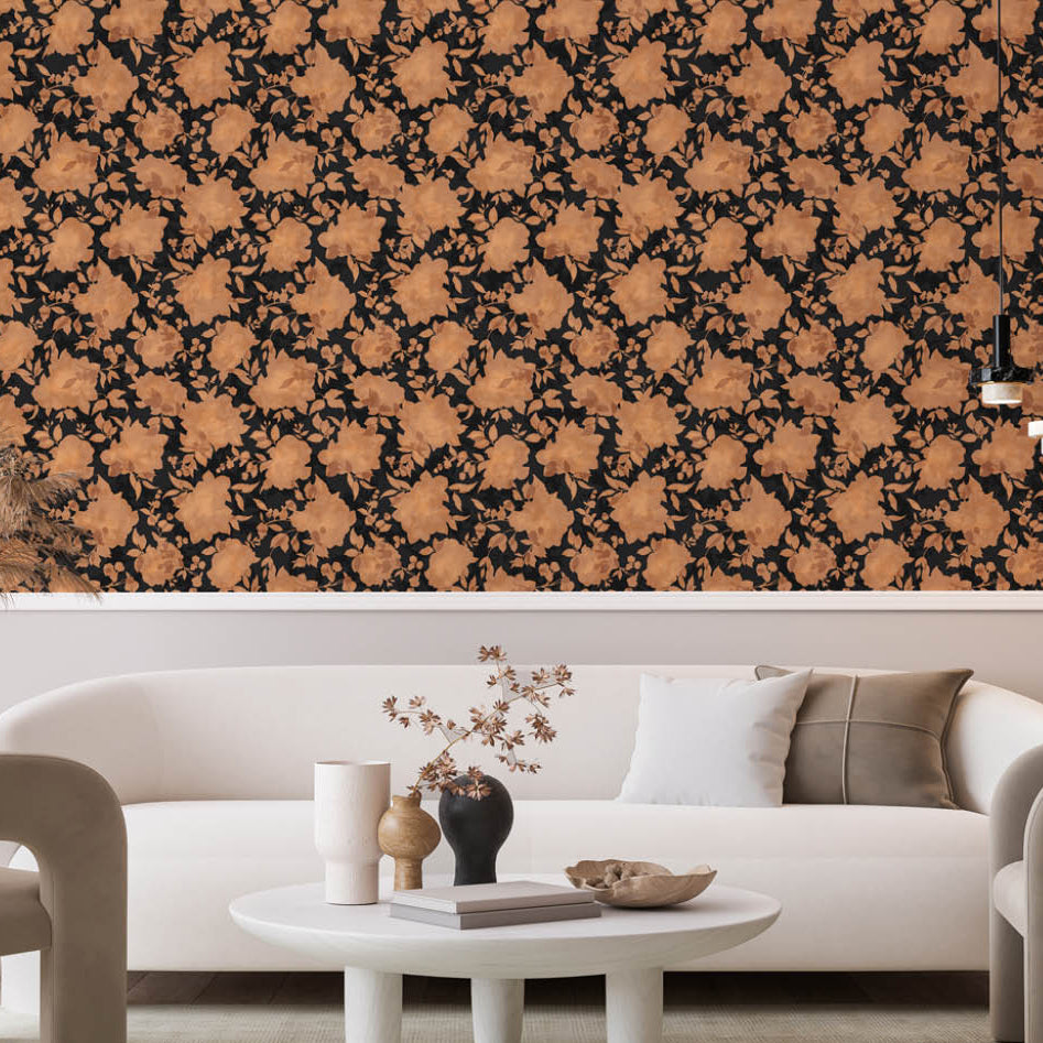 Silhouette Peel and Stick Wallpaper