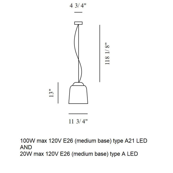Teodora Glass Suspension Light