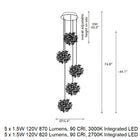 Argent Mon Bijou Multi Pendant Light