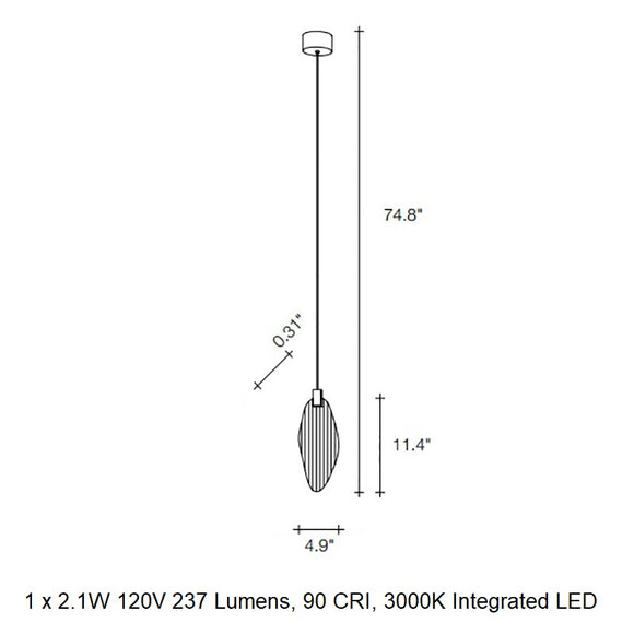Harpe Single Pendant Light