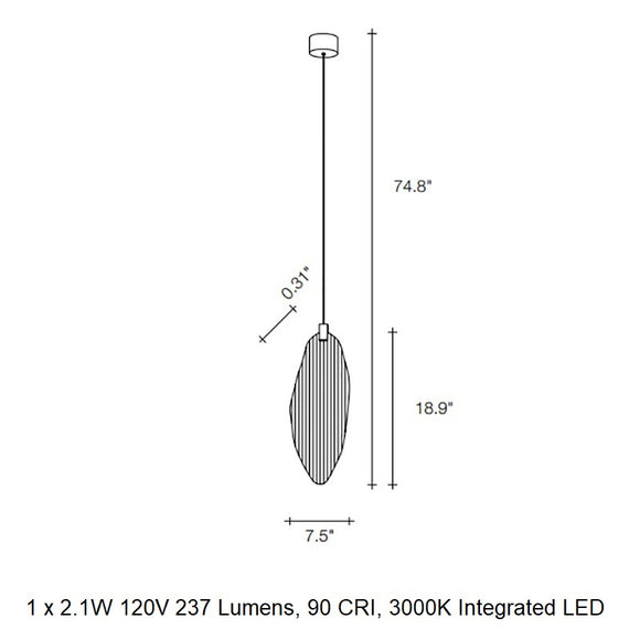 Harpe Single Pendant Light