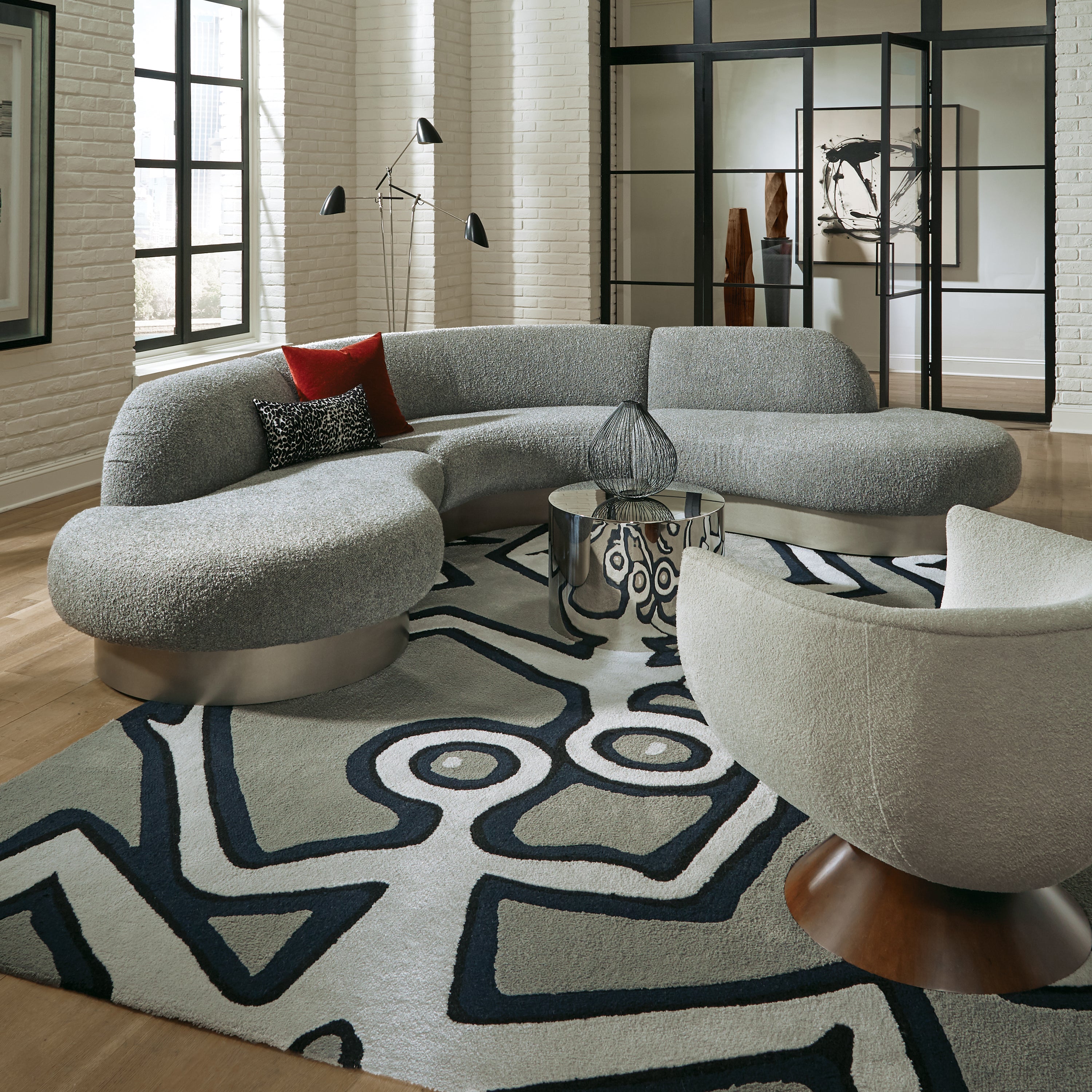 Thayer Coggin Bubble Swivel Lounge Chair - 2Modern