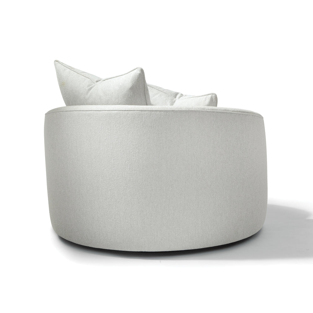 Giant Swivel Tufted Tub Lounge Chair