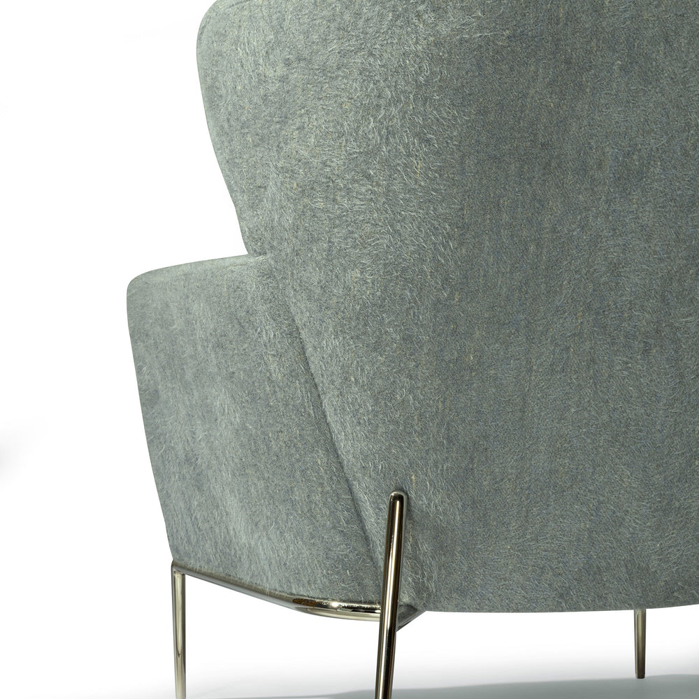 Ima Fan Lounge Chair with Seat Cushion