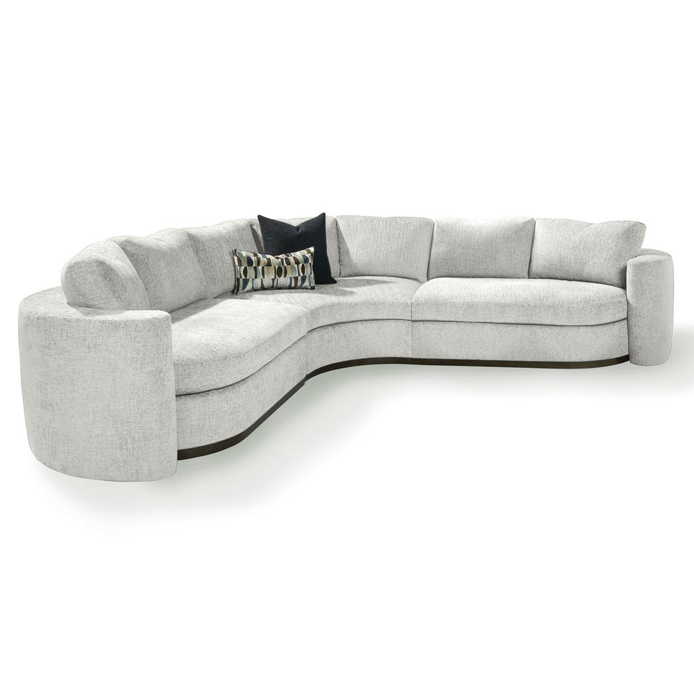 Playing Hooky Curved Sectional Sofa