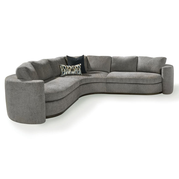 Playing Hooky Curved Sectional Sofa