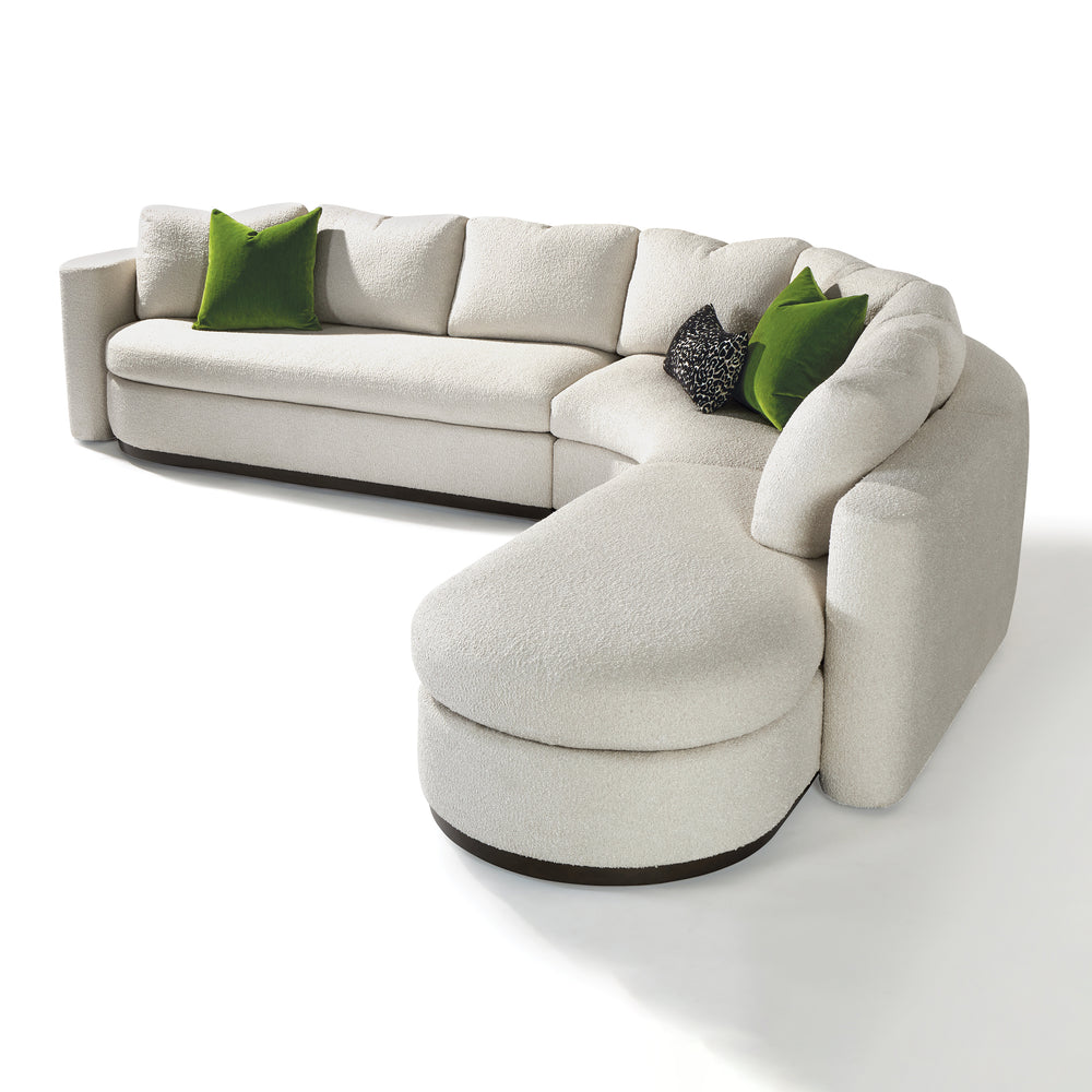 Playing Hooky Curved Sectional with Chaise