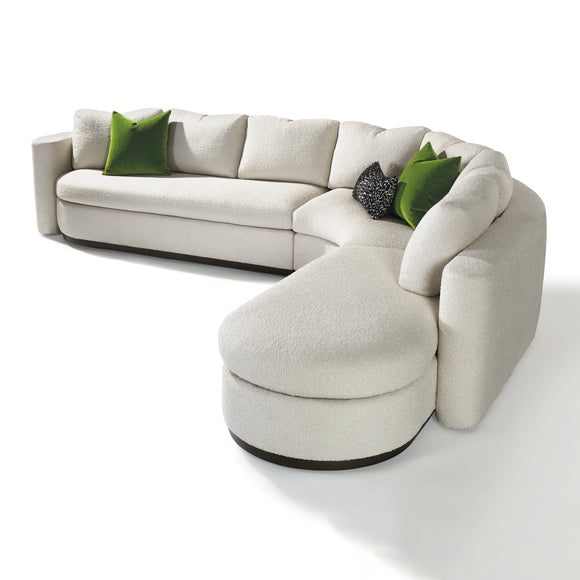 Playing Hooky Curved Sectional with Chaise