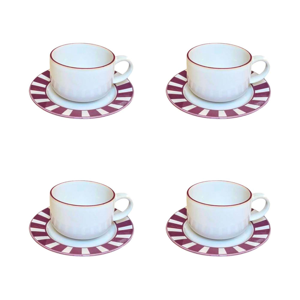 Essentials Mug and Saucer (Set of 4)