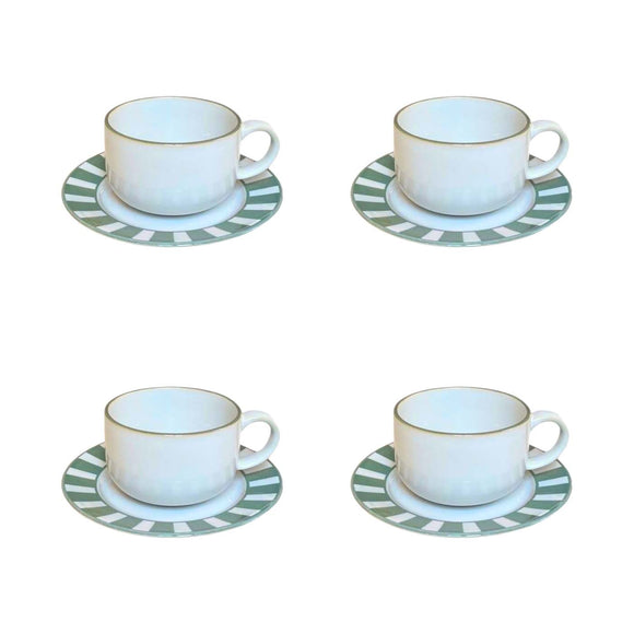Essentials Mug and Saucer (Set of 4)