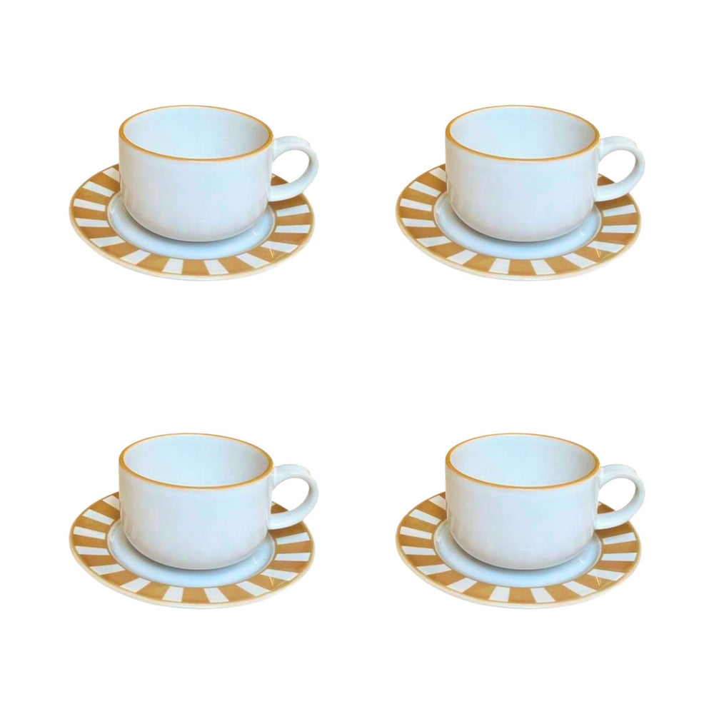 Essentials Mug and Saucer (Set of 4)